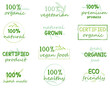 © onamonstudio - Vector illustration for organic food and natural products logo, sign, icon, labels and badges for food and drink promotion.