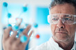 © Westend61 - Scientist analyzing molecular structure with protective eyewear