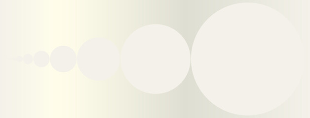 Wall Mural - Light,  bright  and shiny circle design. Vector background for your website or banner design with golden ratio circles in light and bright neutral colors