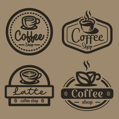 Wall Mural - Coffee logo