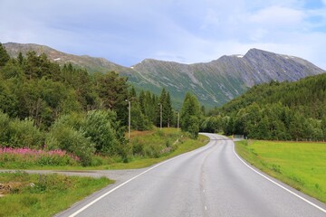 Sticker - Road in Sunnmore, Norway