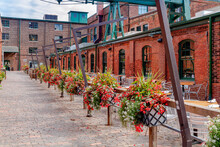 The Distillery District Is A National Historic Site That Encompass Cafes, Restaurants, Shops And Art Galleries.