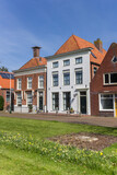 Fototapeta Kuchnia - Historic houses in the center of Bad Nieuweschans, Netherlands