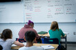 © Mark - Spanish classroom with students in school