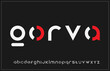 Modern minimal creative cut alphabet small letter logo design