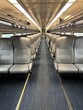 Empty Amtrak passenger rail car