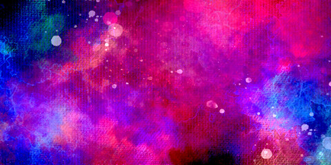 Wall Mural - abstract background Dark pink abstract watercolor background with blots and splash with paper texture. Dark pink paper texture water color painted illustration. Abstract background with watercolor.
