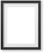 © makstorm - Black rectangular  photo or picture frame template.