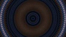 Relaxing Background Rotation M3947 In HD And 4K, Brown Blue And White, Mandala Kaleidoscope Art, Digital Animated, One Of A Kind, Hypnotical And Magical.