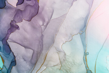  Abstract alcohol ink fluid art background in purple