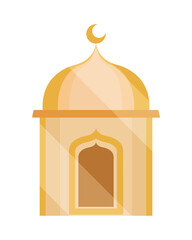 Sticker - mosque arabic temple