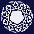 Uzbek national cotton ornament, ethnic stock vector