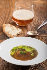 Poster - austrian cheese dumpling soup