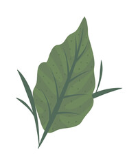 Wall Mural - leaf flat icon