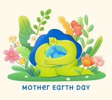 Mother Earth Day Card Design