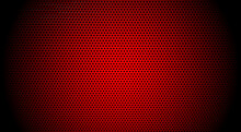 Abstract Red And Black Polka Dot Background Illustration.
