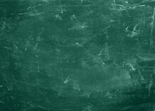 Green Blackboard Chalkboard Texture.Empty Blank Black Dirty School Board Wall Banner Background Backdrop With Traces Of Chalk Text.Class,Cafe,bakery,restaurant Menu Template Wallpaper. DIY. Lettering