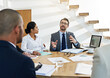© Alexandra/peopleimages.com - Expanding on his idea. Cropped shot of a group of businesspeople meeting in the boardroom.