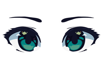 Wall Mural - anime girl eyes