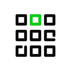 Wall Mural - website layout grid. pixel perfect, editable stroke minimal line art