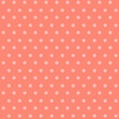 Seamless pink polka dots on pink background.