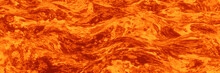 3D Abstract Lava Background. Volcanic Magma.