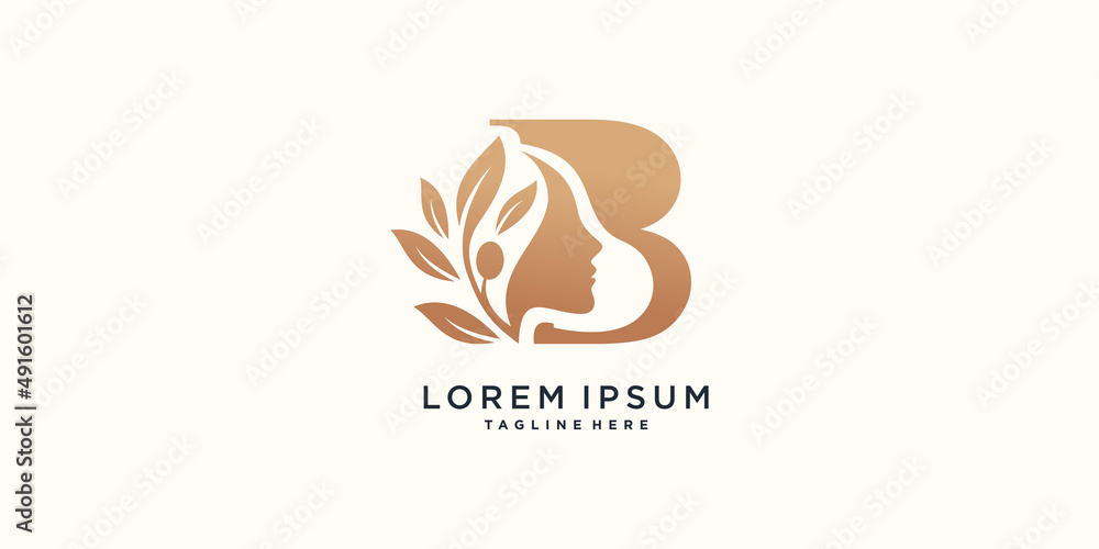 Beauty logo template with letter A concept Premium Vector Stock Vector ...