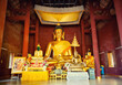 Temple with Buddha statue in North Thailand