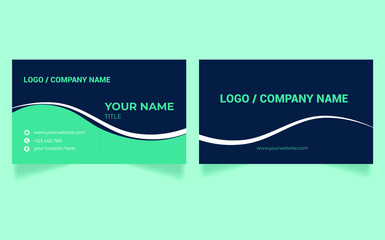 Professional Business card Design vector file