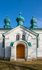 Wall Mural - Orthodox church of the Ascension of the Lord consecrated in 1876 in Nowoberezowo in Podlasie, Poland.