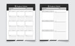 © Gfxsaiful - Storyboard notebook page template Design, Storyboard Journal, Storyboard Logbook