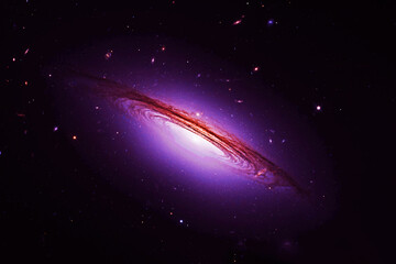 Wall Mural - quasar in dark space. elements of this image furnished by nasa