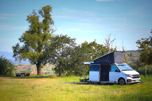 Camping Amidst Greenery, Holiday Trip In Campervan 