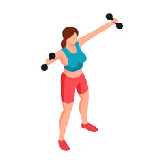 Wall Mural - Female Fitness Exercise Composition