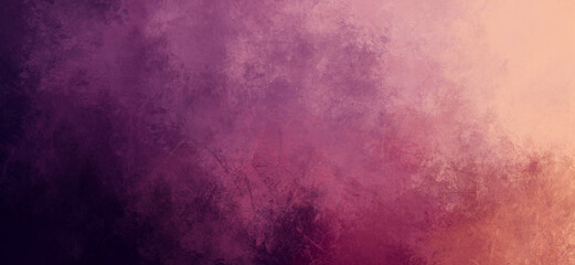 Wall Mural - pink and purple color grunge painted abstract background texture design