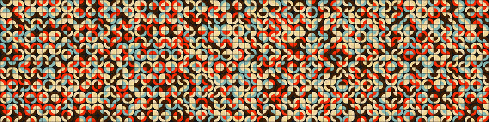 Abstract Geometric Pattern generative computational art illustration