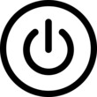 power button icon vector
