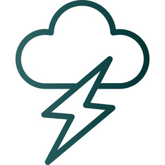 Poster - Lightning Icon