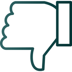 Sticker - Thumbs Down Icon