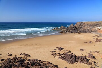 Canvas Print - Morocco beach near Mirleft