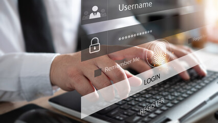 Cyber security expert working on tablet, IT engineer working on protecting network against cyberattack from hackers on internet. Secure access for online privacy and personal data protection.
