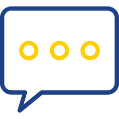 Sticker - Message square Icon