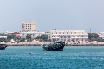 skyline of djibouti, capital of djibouti.