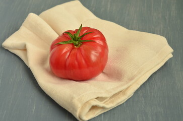 tomato on napkin