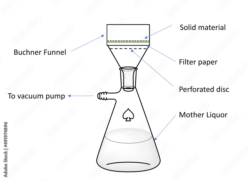 Filter Funnel Sectional Diagram