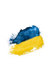 Fototapeta  - Malowana Flaga Ukrainy 