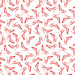 © Александра Кириченко - Vector red shoe seamless pattern. Hand drawn glamour high heel shoe pattern. Fashion pumps on white background.