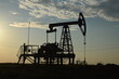 © milana - oil pump jack,well, pumping unit pumps oil