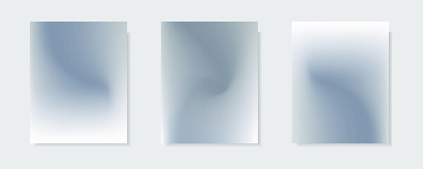 collection of abstract gray gradient vector cover backgrounds. for business brochure backgrounds, ca