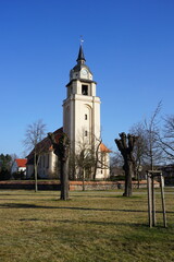 Wall Mural - Die evangelische Kirche in der Gemeinde Altdoebern